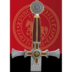 Damascene Templar Knight Sword