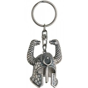 Conan the Barbarian: Miniature Serpent Helmet Keyring (Silver)
