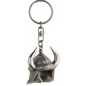 Miniature Conan the Barbarian Destroyer Helmet Keyring (Silver)