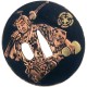 Nobunaga Katana guard with Oda Nobunaga