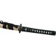 Bushido Tatsu Katana Natural Wood detail