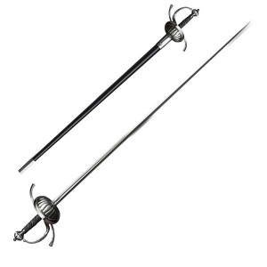 Ribbed Shell Swept Hilt Rapier