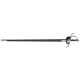 Ribbed Shell Swept Hilt Rapier Scabbard