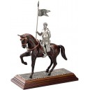 Mounted Templar Monk in Suit of Armor