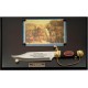 Battle of Chancellorsville Bowie Knife with Plaque