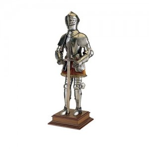 Miniature 16th Century Spanish Suit of Armor with Sword