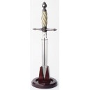 Deluxe Round Table Dagger with Stand