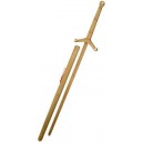 Claymore Wooden Practice Sword with Scabbard