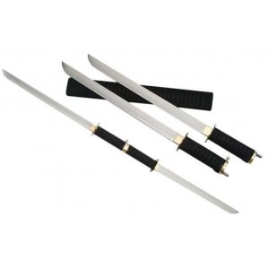 Twin Lock Ninja Swords