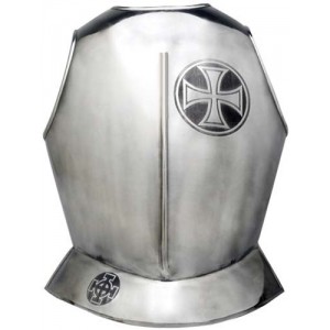 Templar Knight Armor Breastplate with Templar Cross