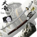 Ten Ryu Damascus Steel Jintachi White