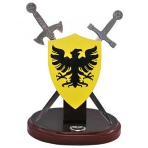Miniature German Shield and Swords