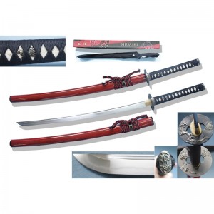 Musashi Damascus Katana Red SS244RD