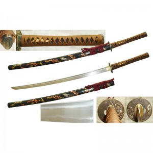 Musashi SS815 T10 Damascus Yasha Katana