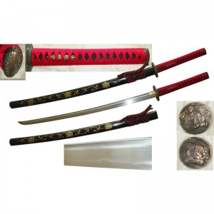 Musashi SS816 T10 Damascus Feudal Daimyo Katana