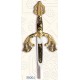 Miniature Damascene Tizona Cid Sword Letter Opener