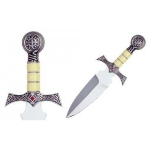 Highlander Claymore Dagger Silver Marto