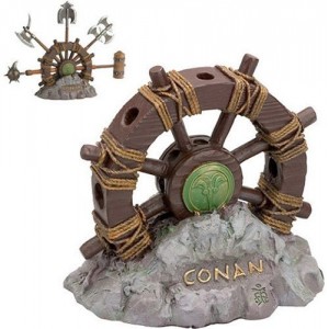 Wheel of Pain Display Stand for Miniature Conan the Barbarian Weapon