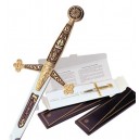 Damascene Claymore Sword Letter Opener