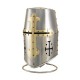 Templar Knight Suit of Armor with Scottish Cross