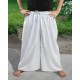 Medieval Draw String Pants-White