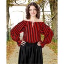 Anne Bonney Striped Pirate Blouse
