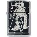Damascene Zippo Lighter (French Knight)