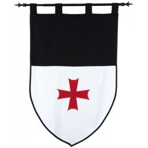 Templar Knight Order Banner (Double faced)