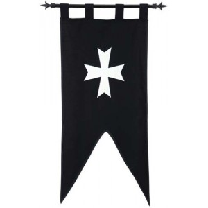 Knight Order of the Hospitallers of St. John Banner (Double faced)
