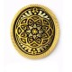 Damascene Elegant Brooch Gold