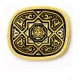 Damascene Eternal Blossom Brooch Gold