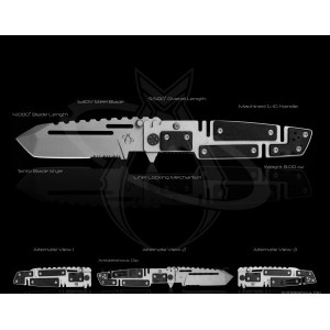Mantis Knives-Echo MTF-4TIB