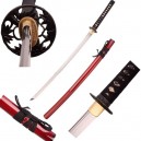 Musashi Bamboo Katana Red SS806RD