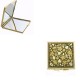 Birds of Paradise Damascene Compact Mirror Gold