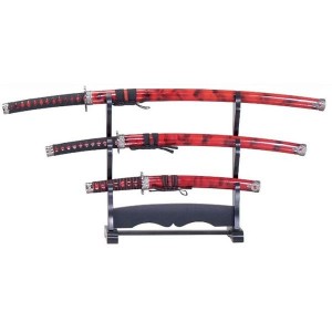 Samurai Sword Set Red