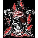 Pirate T-Shirt Hanged Man Black
