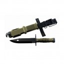 490 M9 Bayonet and Scabbard-OD