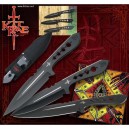 Aircobra Throwing Knives Black by Kit Rae