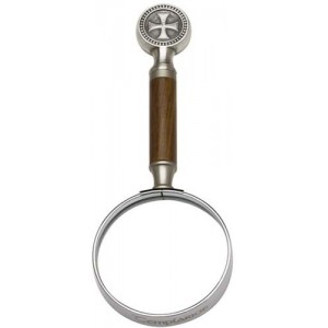 Templar Knight Magnifying Glass Wood