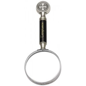 Templar Knight Magnifying Glass Black