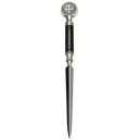 Templar Knight Letter Opener Black