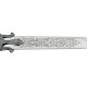 King Solomon Sword Silver-Blade detail