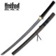 Rurousha Leather Wrapped Forged Katana Damascus