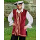 Captain Easton Pirate Vest-Pirate costumes