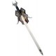 Dragon Quad Sword with Plaque