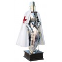 Templar Knight Suit of Armor with Scottish Cross