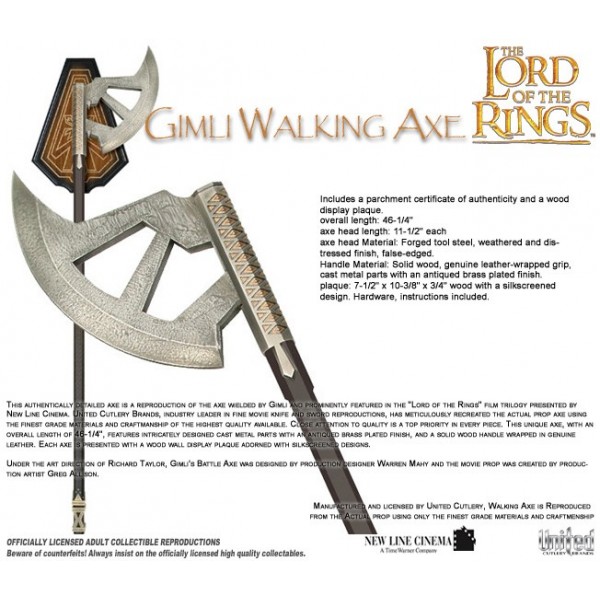 Asmus Gimli aka Stumpy the Dwarf! Walking-axe-of-gimli-limited-edition