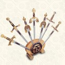 Display Stand for Miniature Damascene Sword Letter Openers