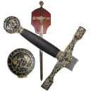 Deluxe Excalibur Sword with Plaque
