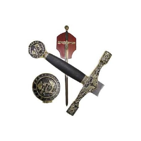 Deluxe Excalibur Sword with Plaque